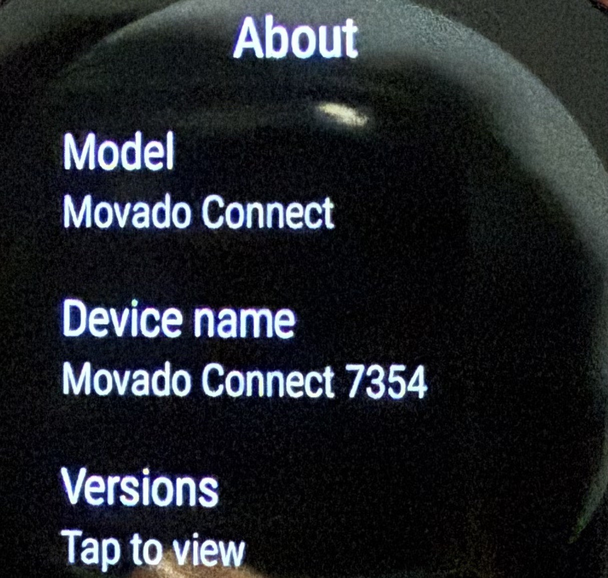 Movado Connect Men’s 46.5 mm Digital Smartwatch Gold Steel Leather 3660021