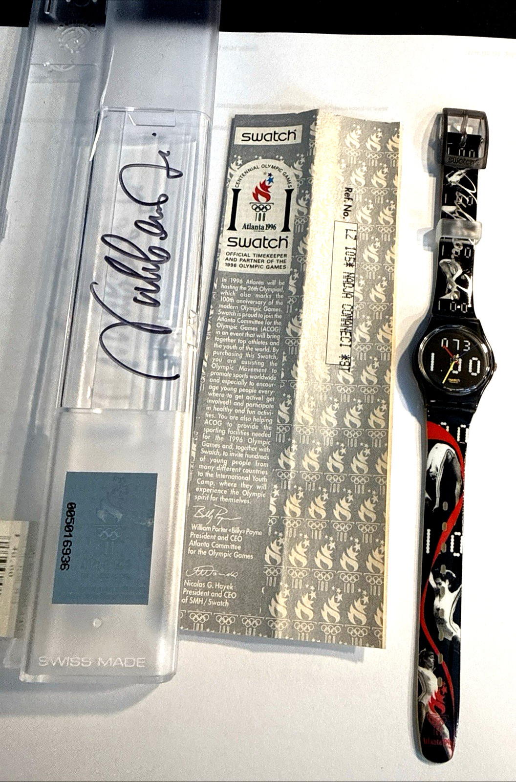 VTG 1996 Centennial Olympic Games Legends Collection: Nadia Comaneci SIGNED!