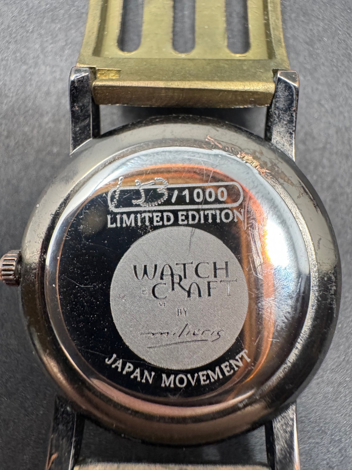 Limited Edition Custom Designer Watch by Eduardo Milieris, Works Great!