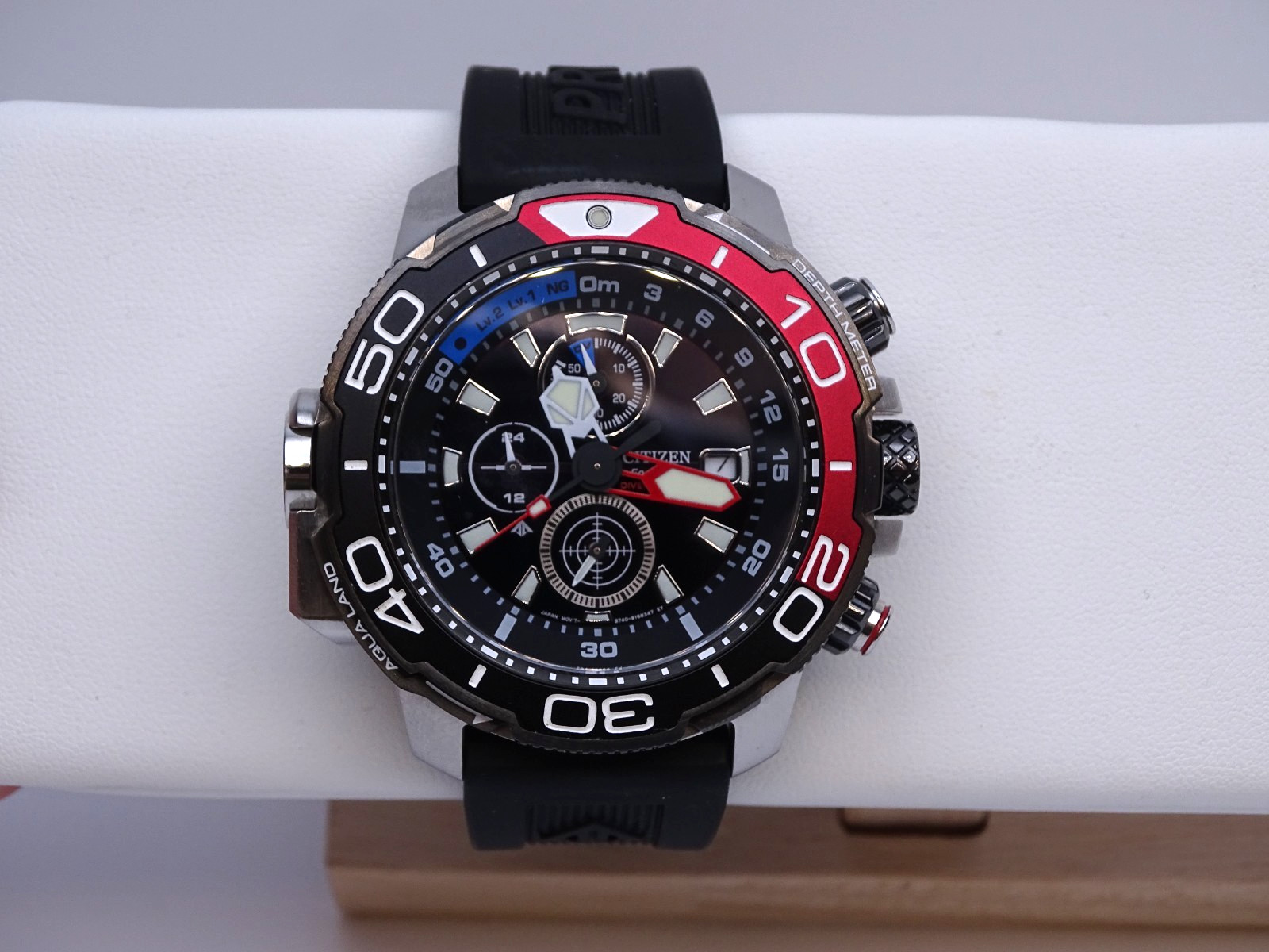 Citizen Eco-Drive Men’s Promaster Aqualand Black Strap BJ2167-03E (17320-time