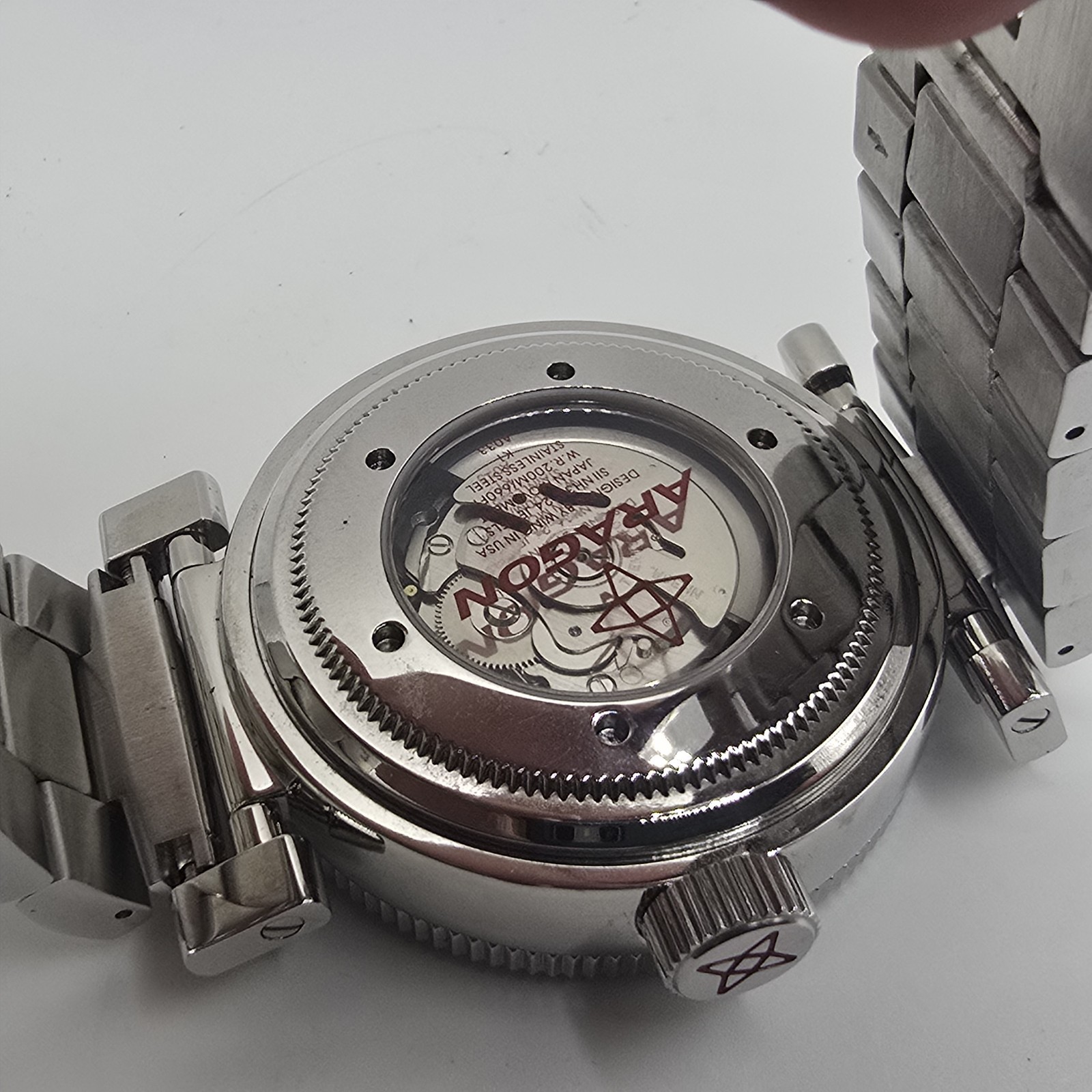Aragon M Diver Automatic Men’s Watch Green Dial 50mm