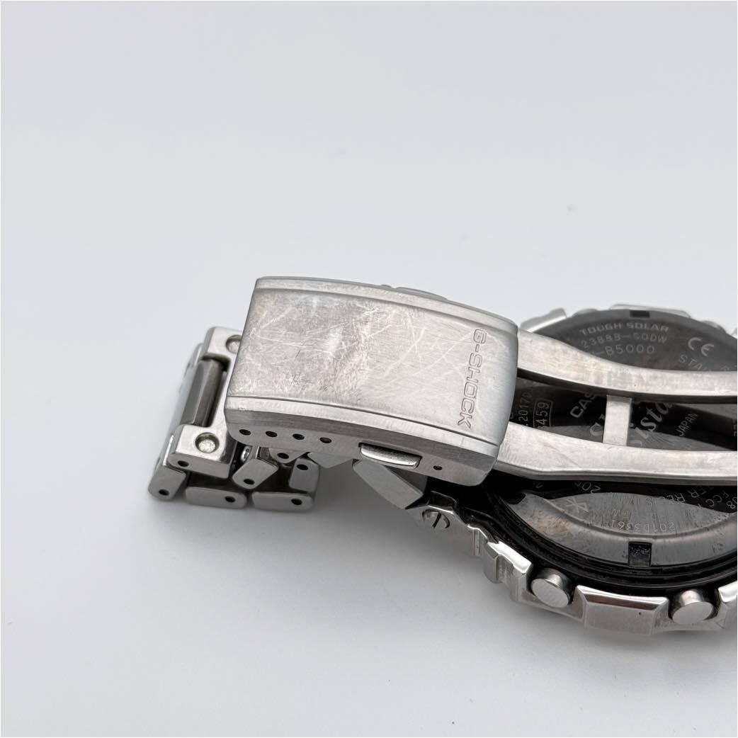 CASIO G-SHOCK GMW-B5000D-1JF Full Metal Solar Bluetooth Watch Men Black In hand