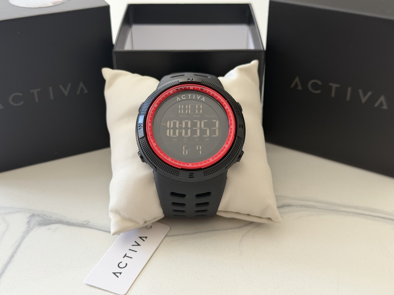 Activa X Invicta Digital Men’s Watch – 50mm, Black (ACW1915-011)