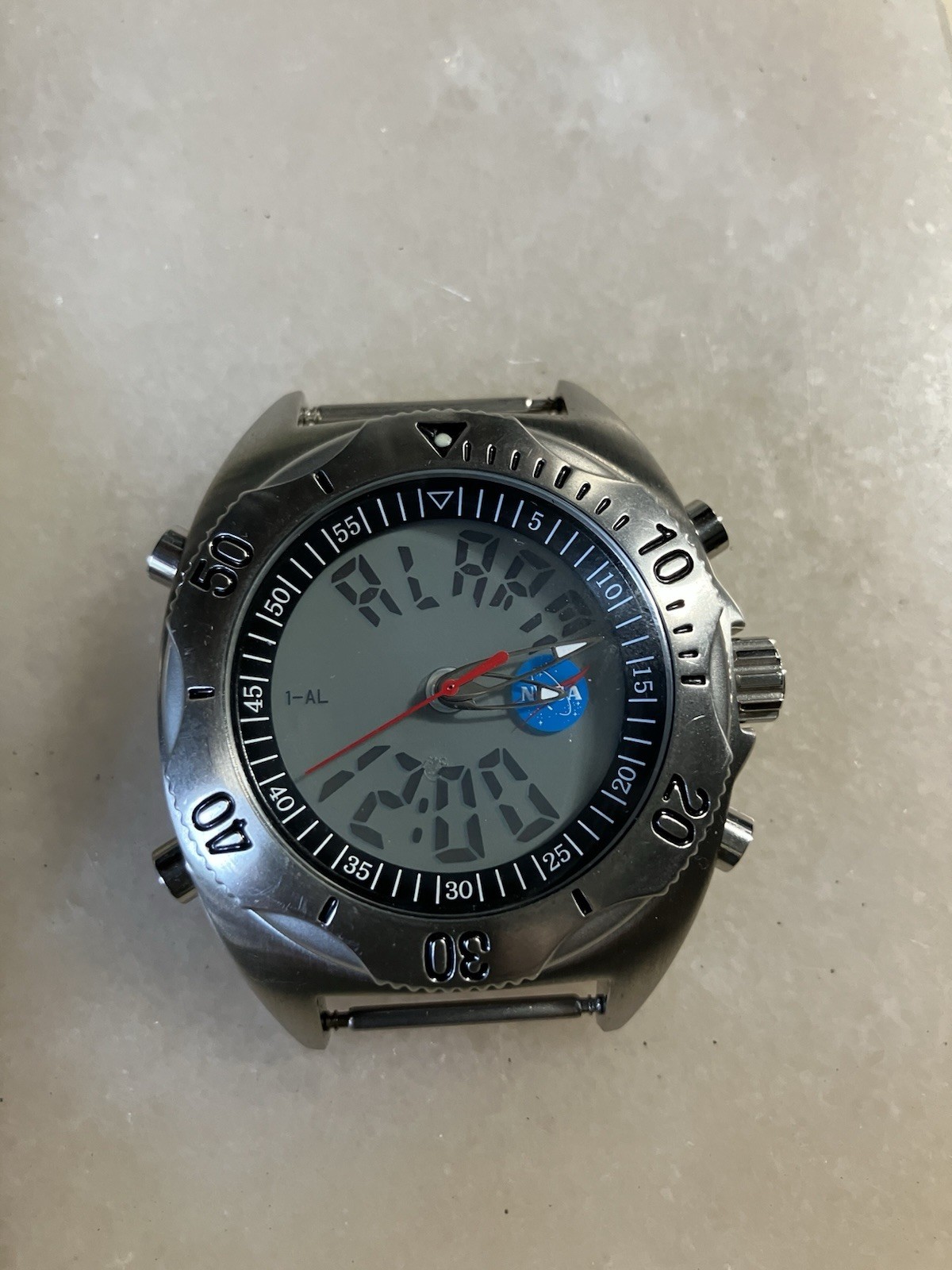 MTM NASA Analog Digital Watch Limited Edition Stainless @2002 Rare