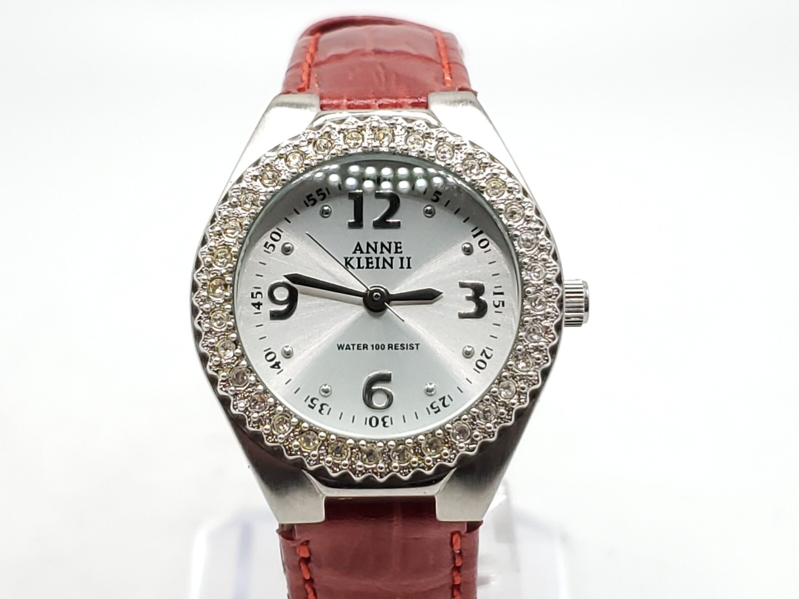 Anne Klein II Watch Womens New Battery Silver Tone 25mm