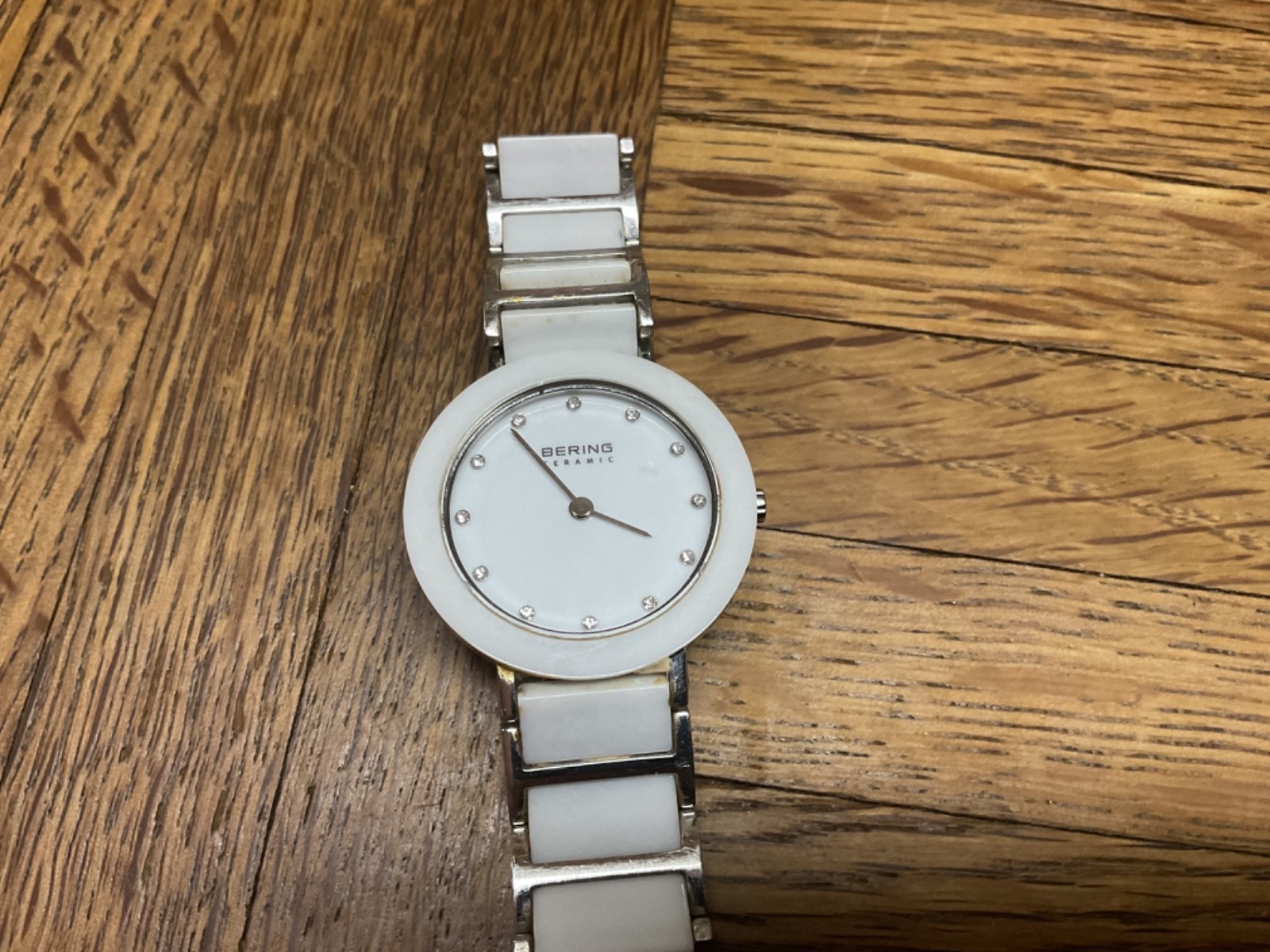 BERING Ceramic White Women’s Watch 11429-754 Sapphire Glass Ceramic Bracelet