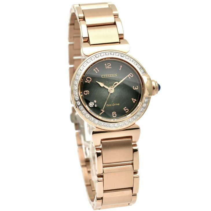 Citizen L EM1123-62X Quartz Green Dial 26 mm Watch