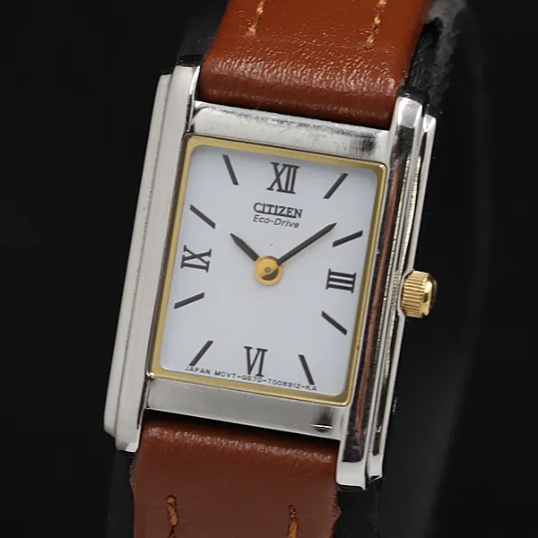 Working condition, excellent condition. Citizen Eco-Drive G670-S013062 white dia