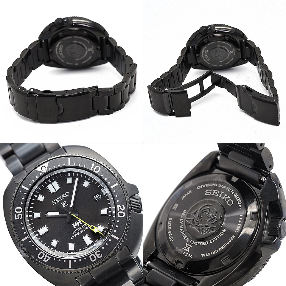 Seiko Prospex SBDC181 Helly Hansen Limited Edition Diver Black SS Automatic