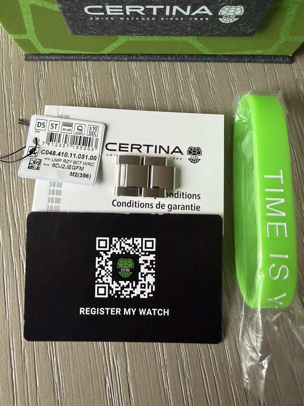 Certina DS Action Diver 40.5mm Quartz Back Dial Men’s Watch C0484074404100