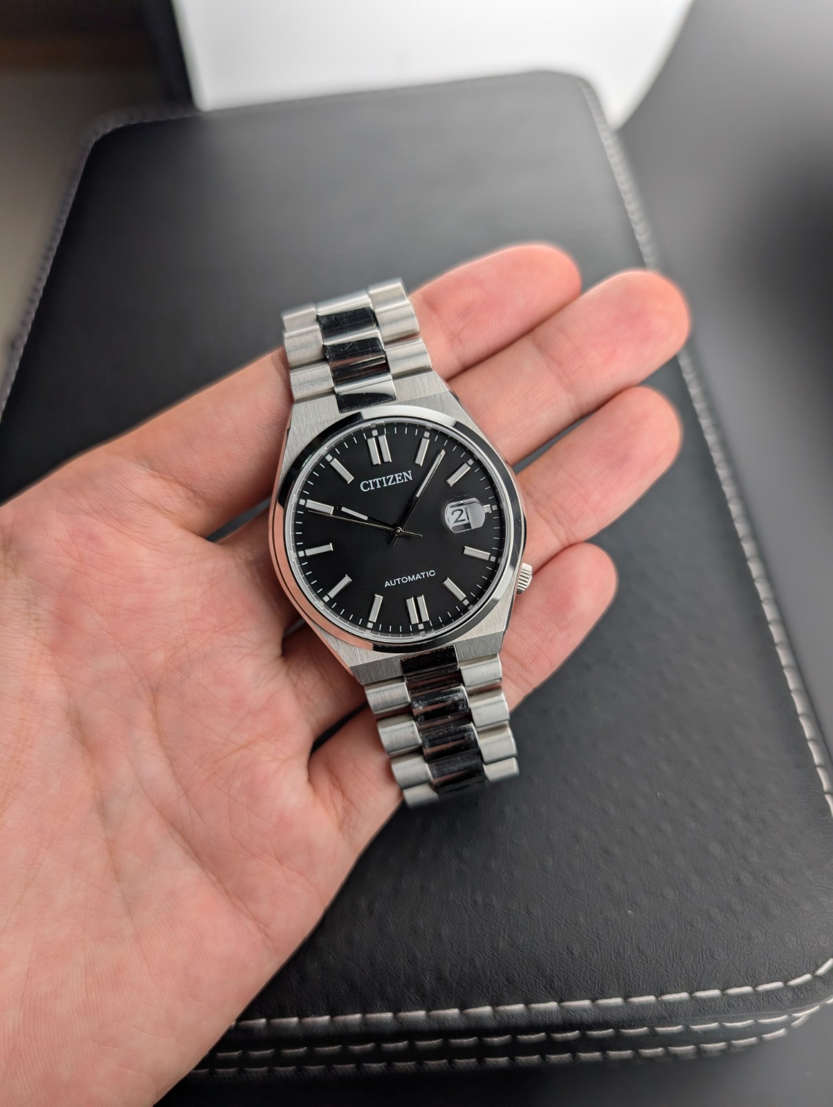 citizen automatic tsuyosa watch – 40mm – used in excellent condition