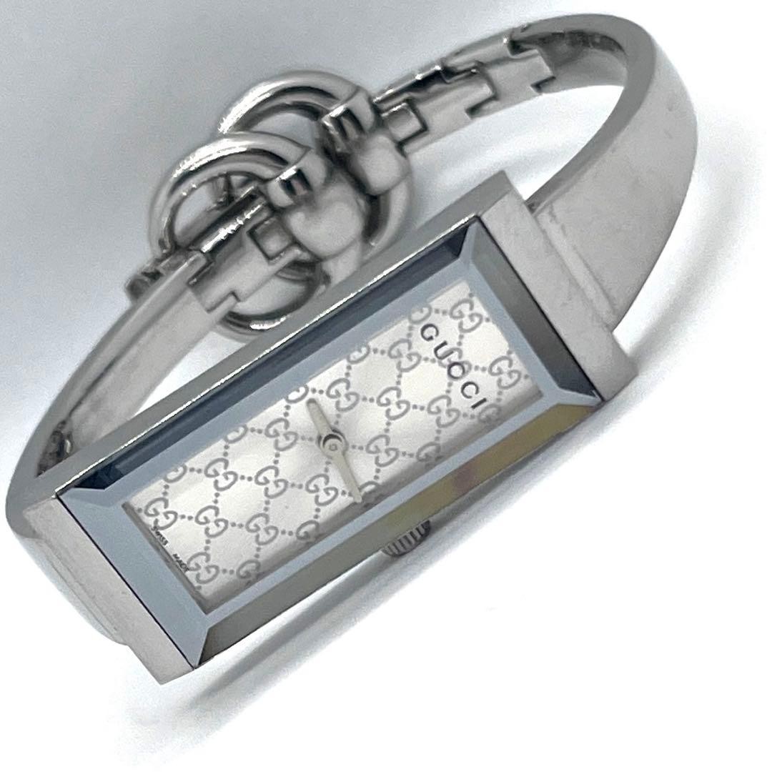GUCCI G-Frame 127.5 Bangle Quartz Watch Used