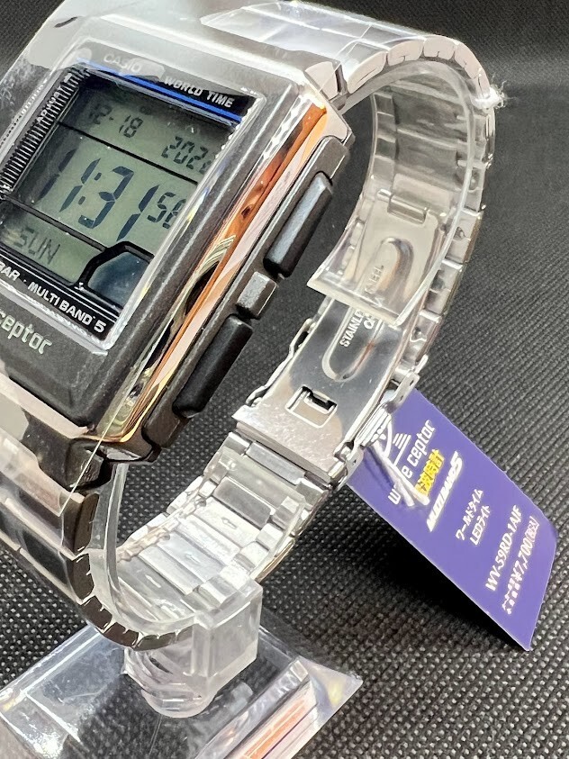 CASIO WAVE CEPTOR WV-59RD-1AJF Men’s Watch Super Illuminator Japan Silver