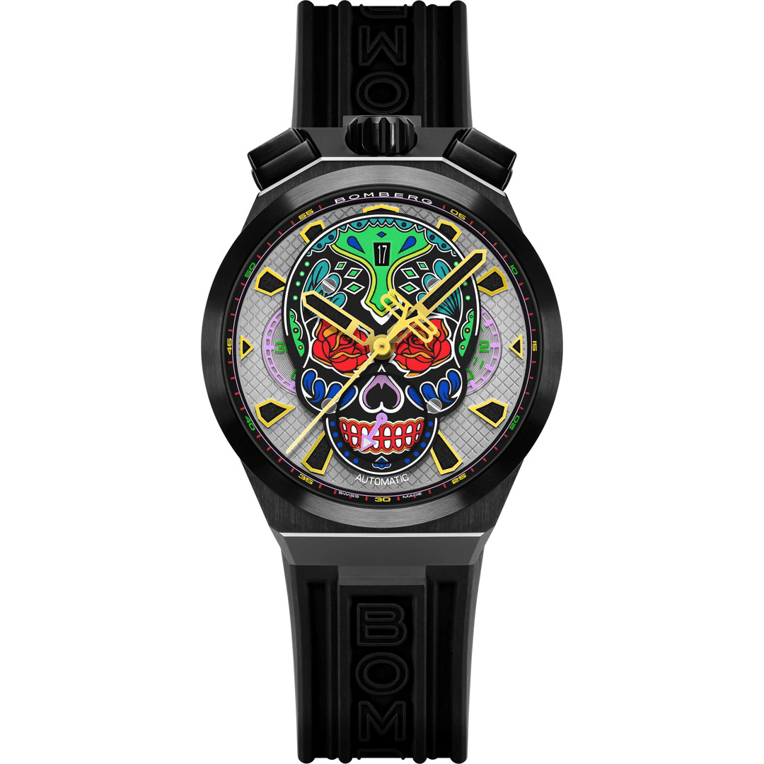 Bomberg Men’s Bolt-68 Neo Calaveras Multicolour Watch BF44CHAPBA.04-5.12