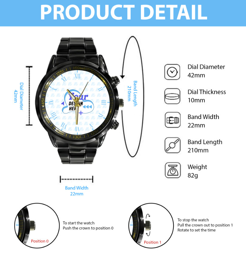 Petronas Formula One Team Mercedes Logo Stainless Steel Watch Gift Car Motor Fan