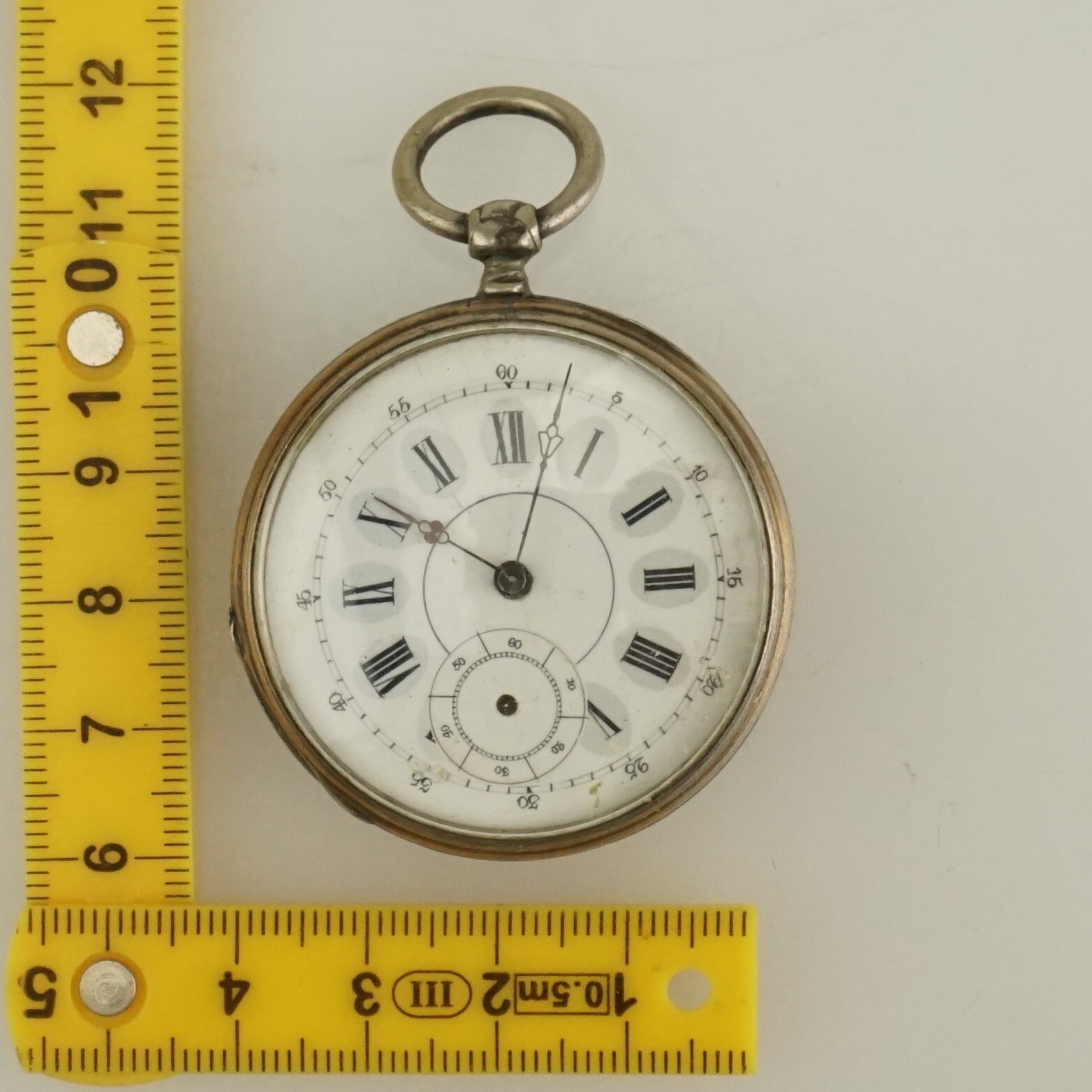 Rare! Antique Silver Pocket Watch Men’s no fusee duplex chronometer repeater RAR