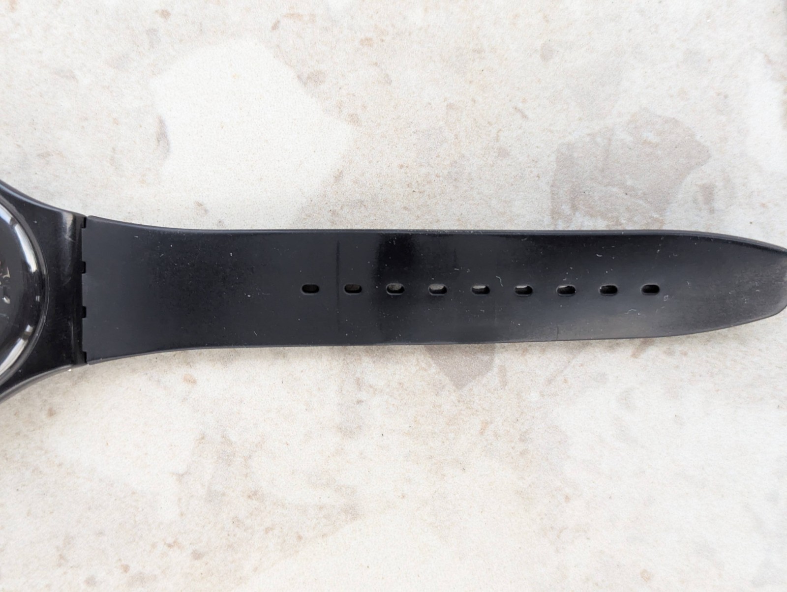 Swatch Watch Black SUOB101 Skeleton Rainbow/Multicolor Face
