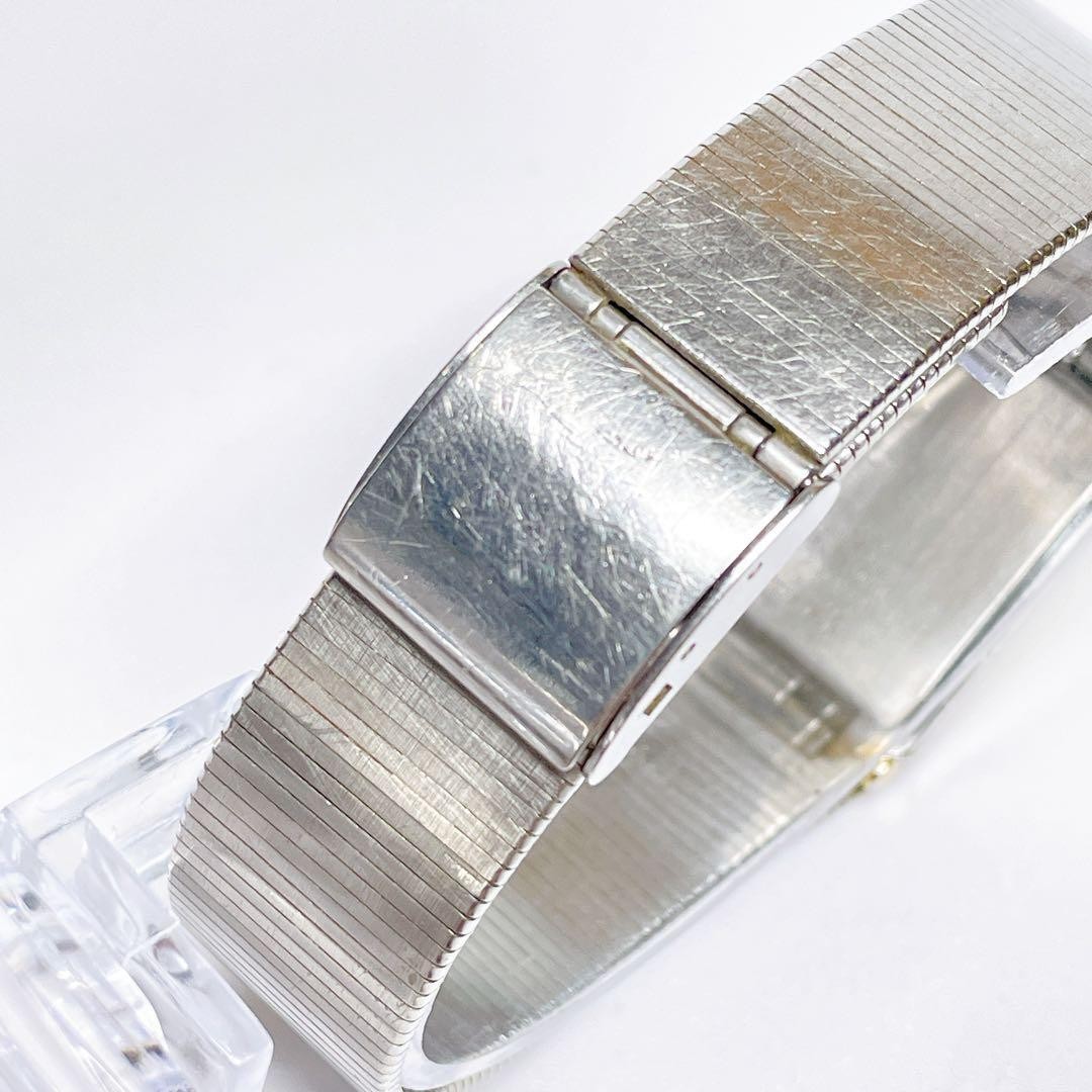 Seiko Men’s Quartz Wristwatch 80 Square Gold Silver Used from Japan