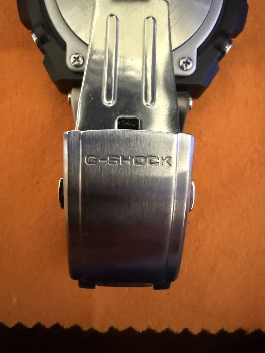 Excellent condition used CASIO G SHOCK G STEEL GST W110D radio solar metal band