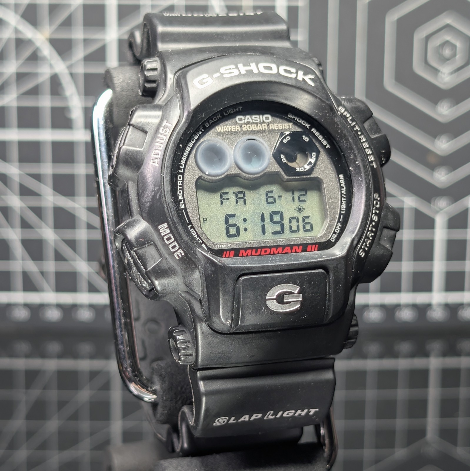 Casio G-Shock MEN IN BLACK DW-8400 Vintage First Gen Digital MudMan DW-8400Z-1T