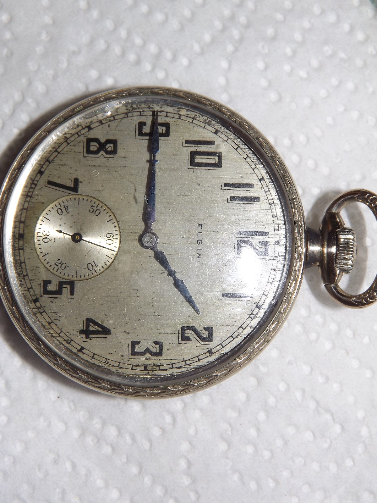 Nice Running 16 Size Elgin 15 Jew Pocket Watch