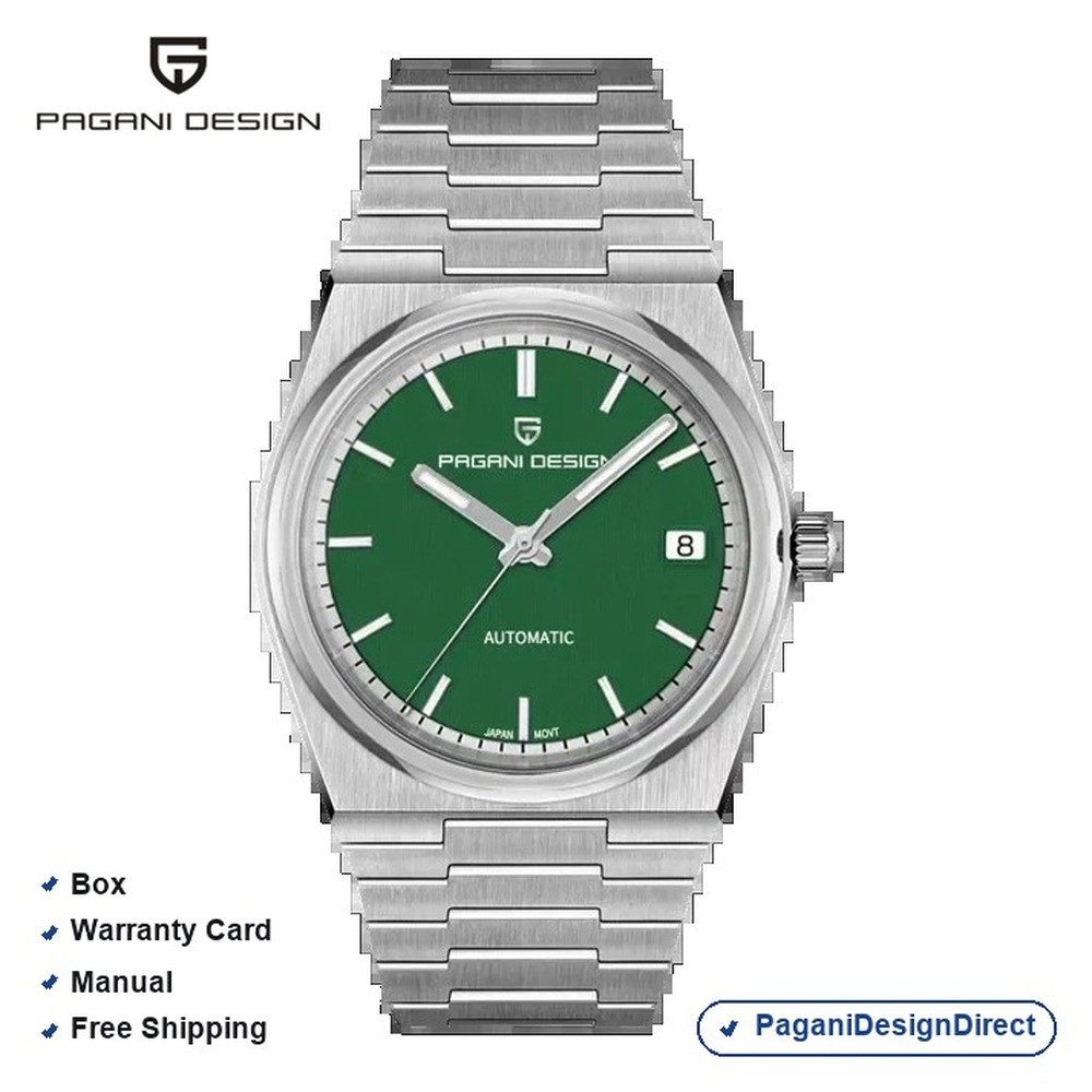 Pagani Design PD-1753 Green Stainless Steel Automatic Men’s Watch