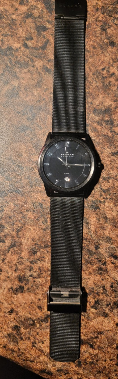 Skagen Denmark Men’s 124XLBBB Stainless