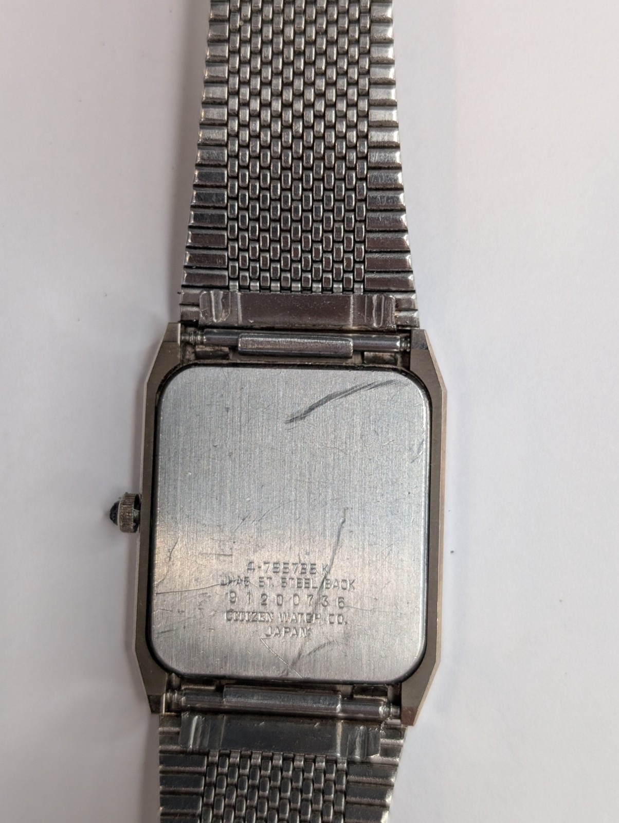 Vintage Citizen Exceed Quartz 4-755725K Original Bracelet Running