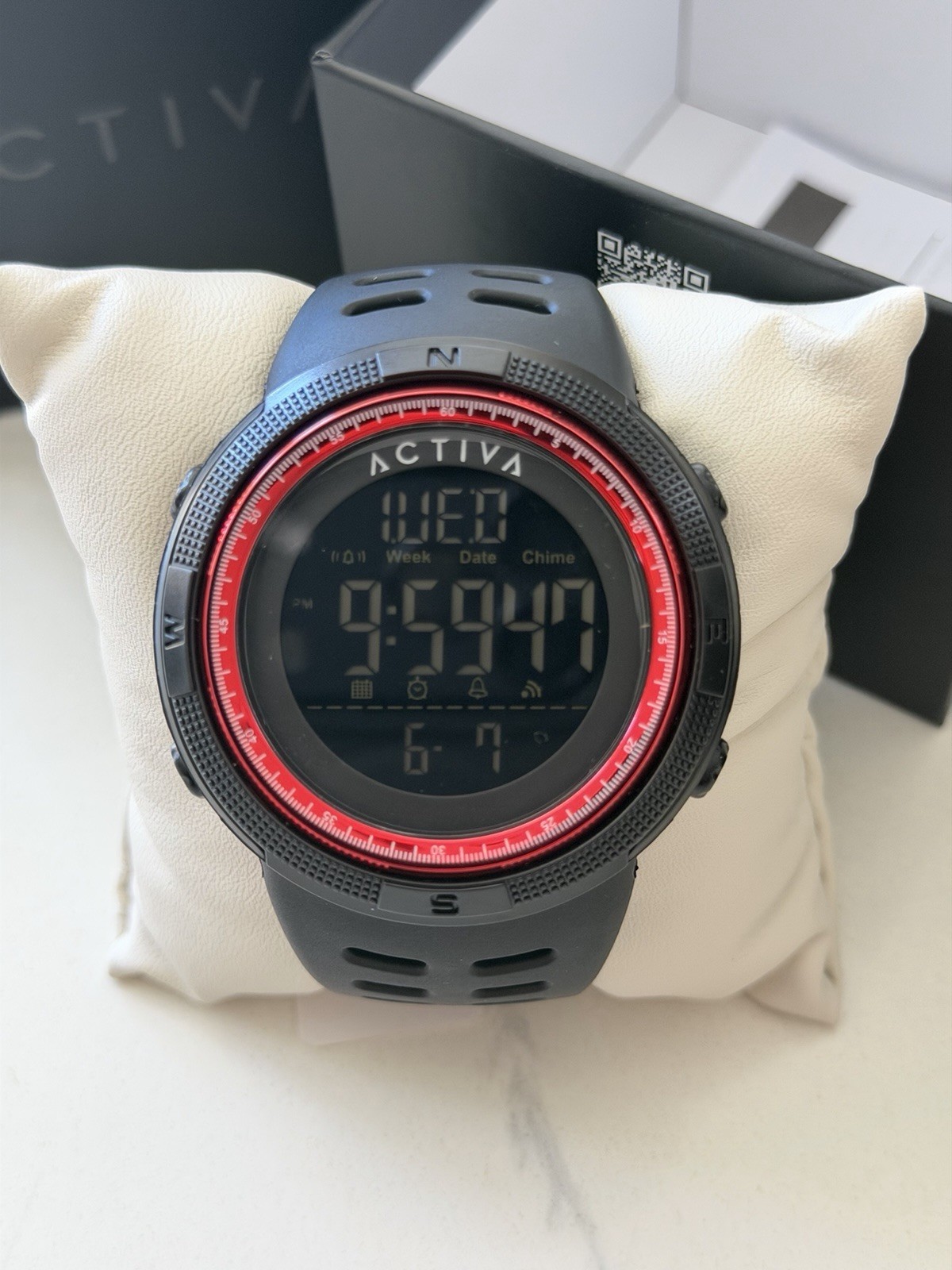 Activa X Invicta Digital Men’s Watch – 50mm, Black (ACW1915-011)