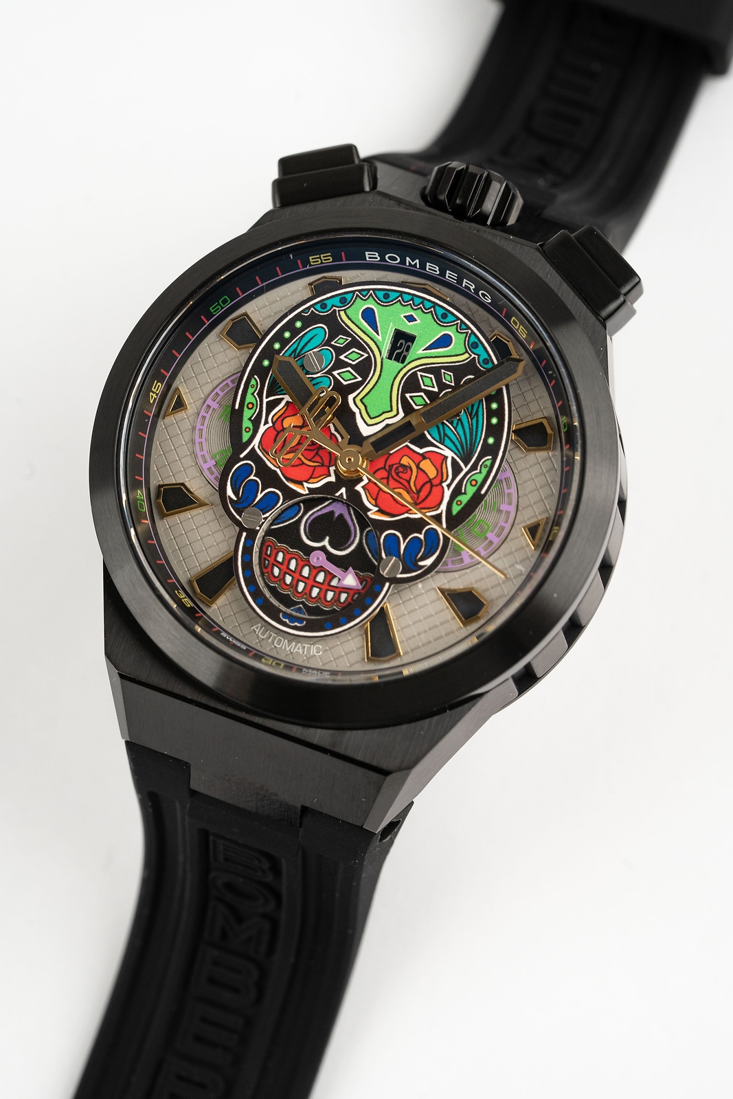 Bomberg Men’s Bolt-68 Neo Calaveras Multicolour Watch BF44CHAPBA.04-5.12