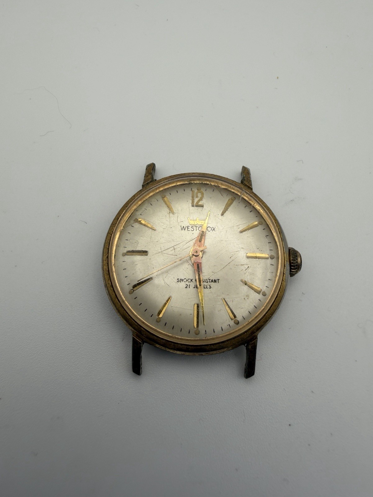 Vintage Westclox Crown 21 Jewel Antimagnetic Shock Resistant