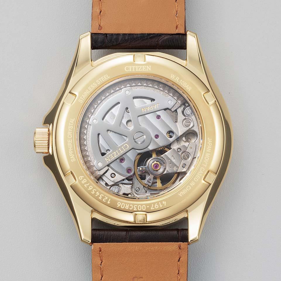 CITIZEN COLLECTION NP1013-02P Mechanical Automatic Watch Leather Band 38.9mm