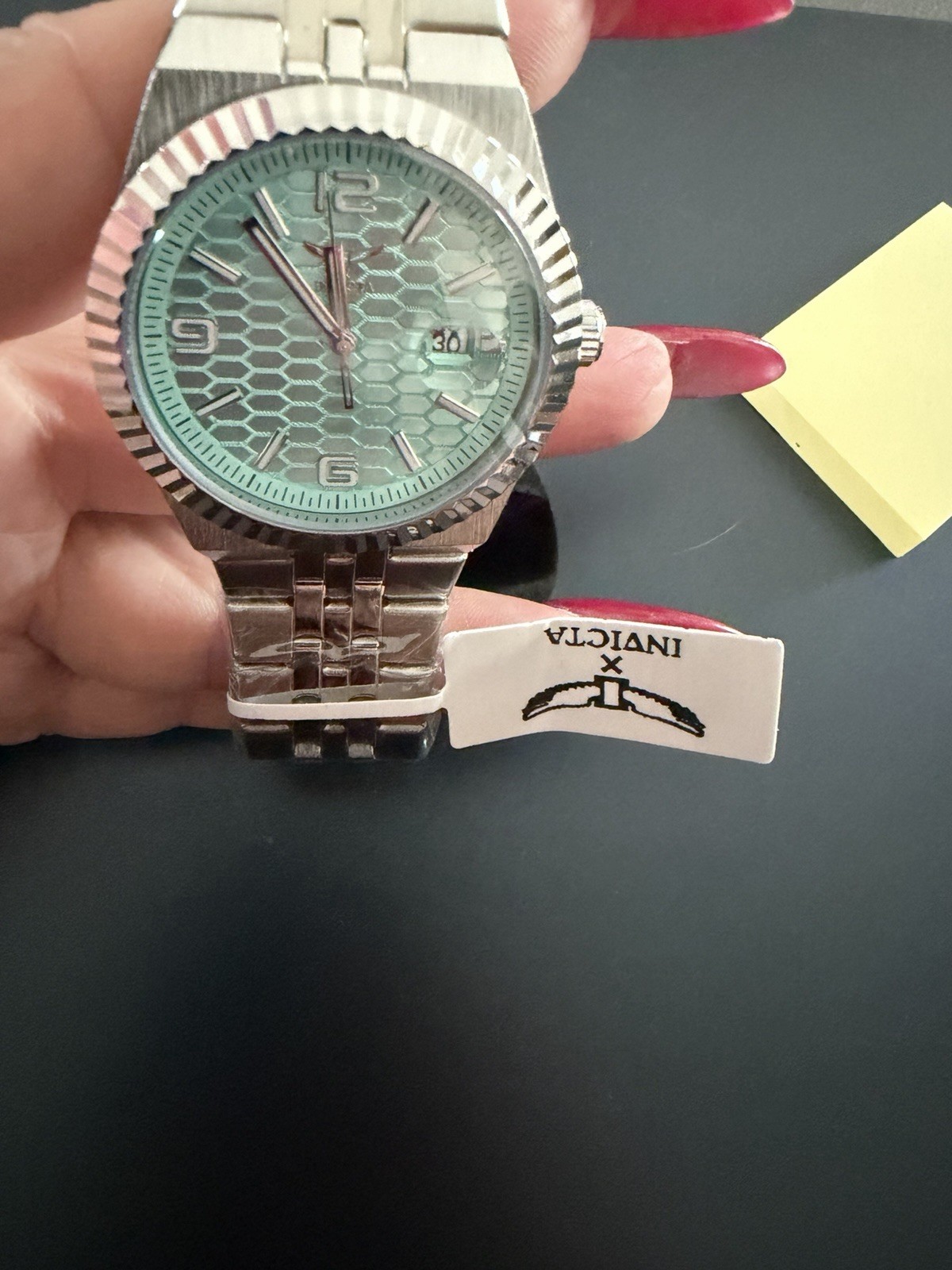 Invicta Specialty I Men’s Quartz 40mm Blue Dial Date SS Bracelet 100m w/ Box
