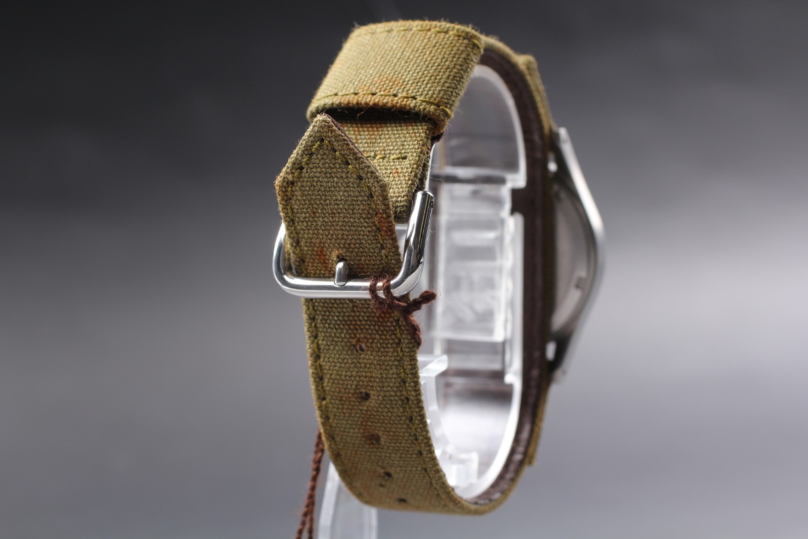 [ w/Box, Paper ] HAMILTON Khaki 9415A Green Dial Hand-Winding Men’s Watch JAPAN