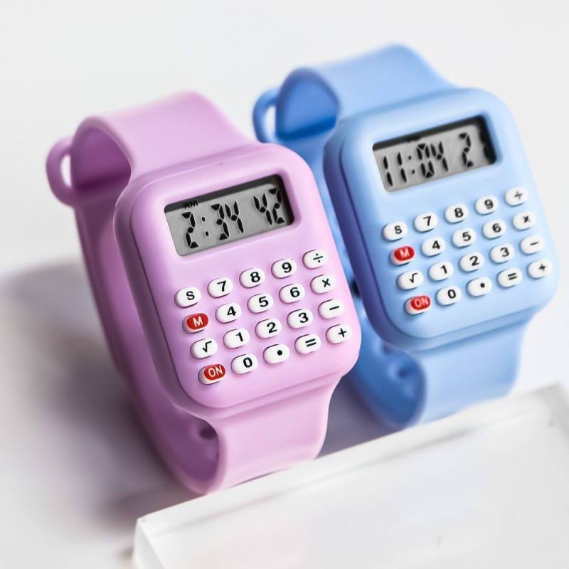 Kids Calculator Watch, Multifunction Digital Watch for Students, Electronic Wris
