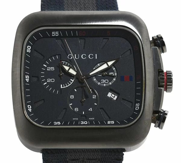 GUCCI Coupe 131.2 YA131202 Men’s Quartz Chronograph Watch Used