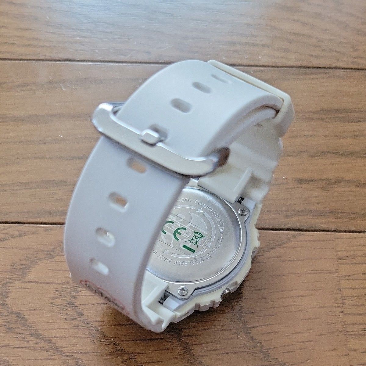 CASIO G SHOCK DW 5600EH 25th Anniversary Eric Hayes Collaboration White Digital