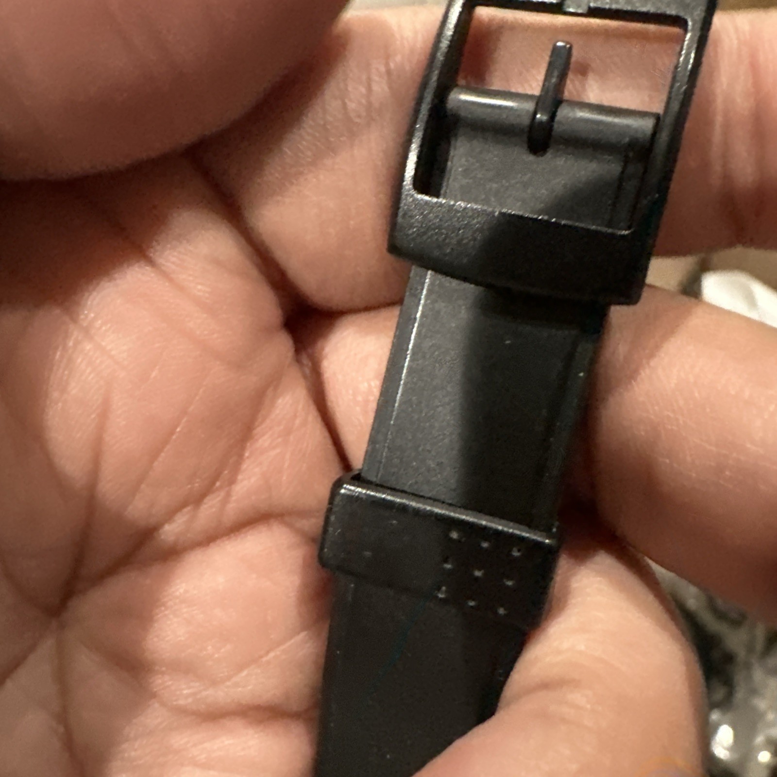 VTG Working Timex Unisex Quartz Watch WR 32mm Black Strap Black Fit 8.5in