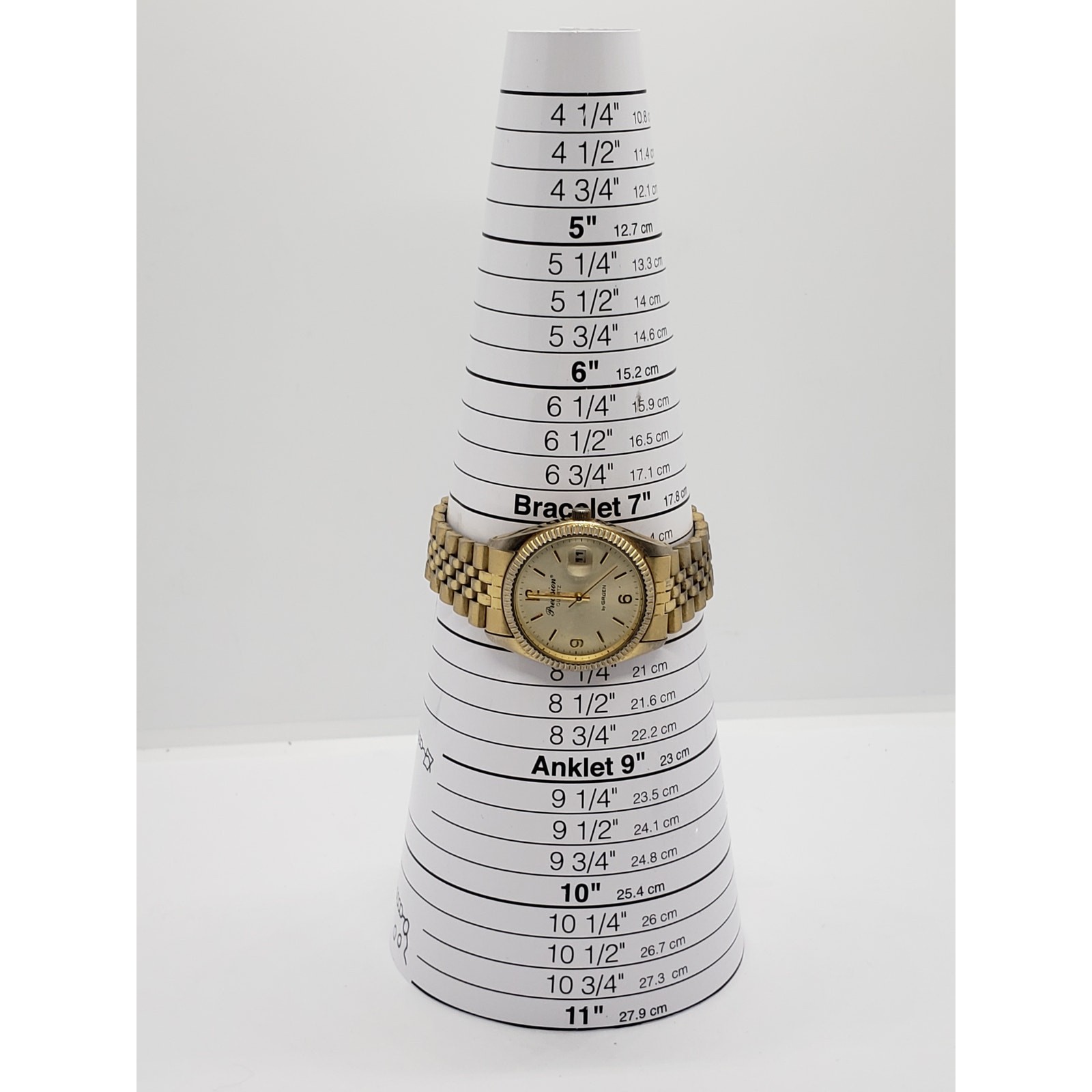 Precision Quartz by Gruen Men’s watch. Gold face and band. GP5036, 098, PC32