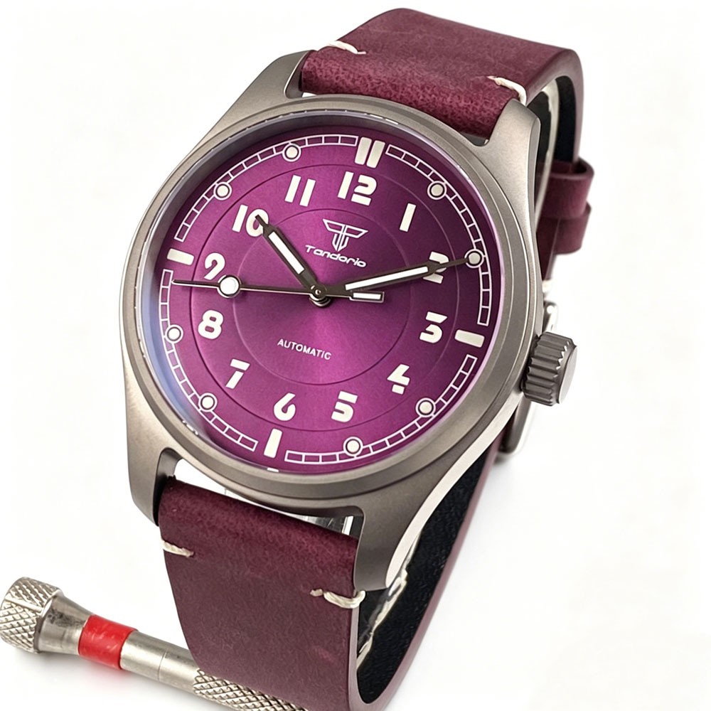 39mm NH35 Titanium Case Luxury Business 20ATM Diver Swim Men Mechanical Watch