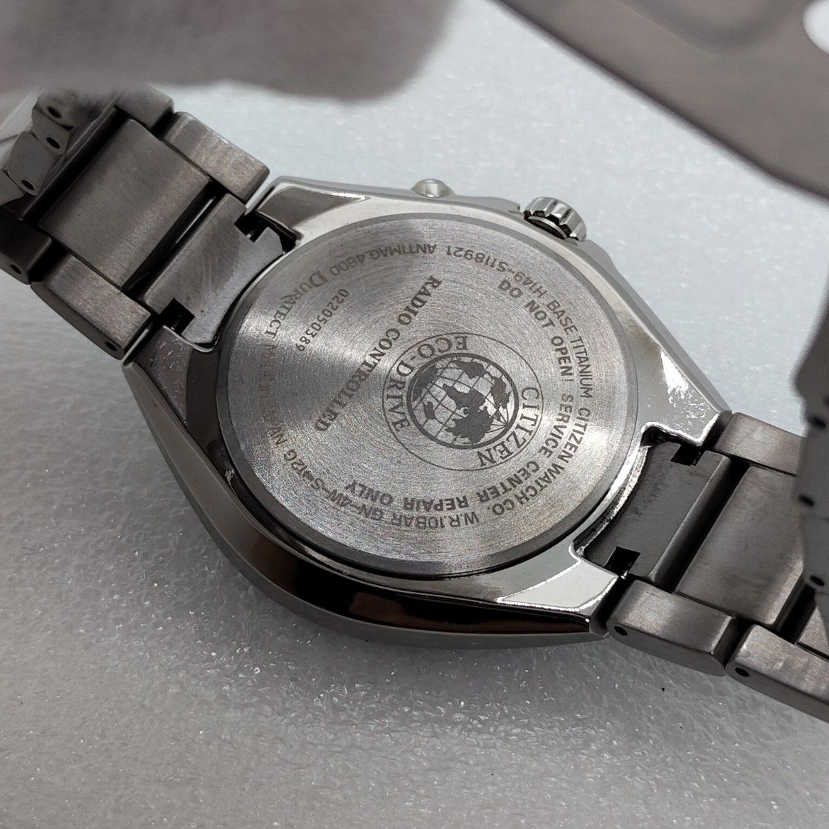 Citizen Attesa CB1120-50F Solar-Powered Titanium Black
