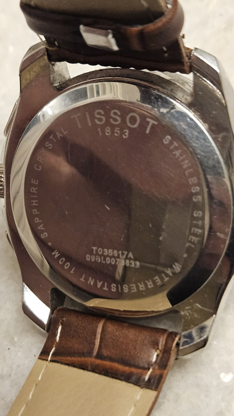 Tissot 1853 Men’s Quartz Chronograph Date Tachymeter Black Dial 42mm 100m