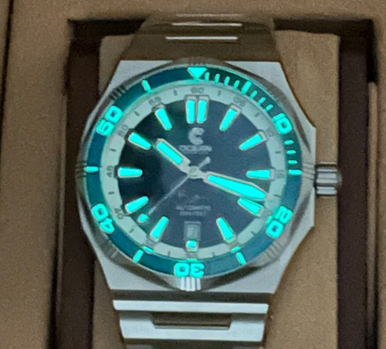 Ocean Crawler Bolt Blue Men’s Automatic Watch