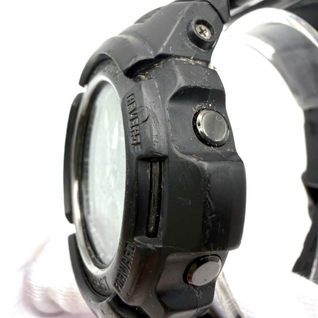 Casio G-Shock AWG-M100SBB Digital Analog Watch Solar Black Not Working Used