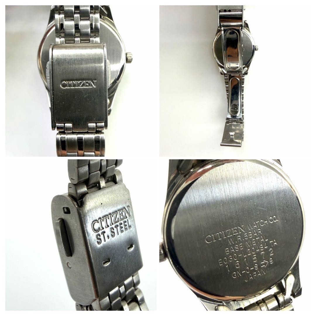 Citizen Eco-Drive E030-L20484 Solar Watch, Working Condition 【USED】