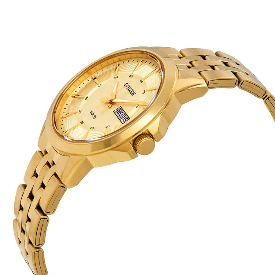 Citizen Quartz Champagne Dial Men’s Watch BF2013-56P