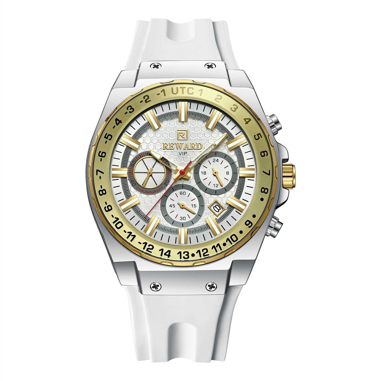 REWARD Men’s Business Luminous Multifunction Chronograph Calendar Quartz Watch