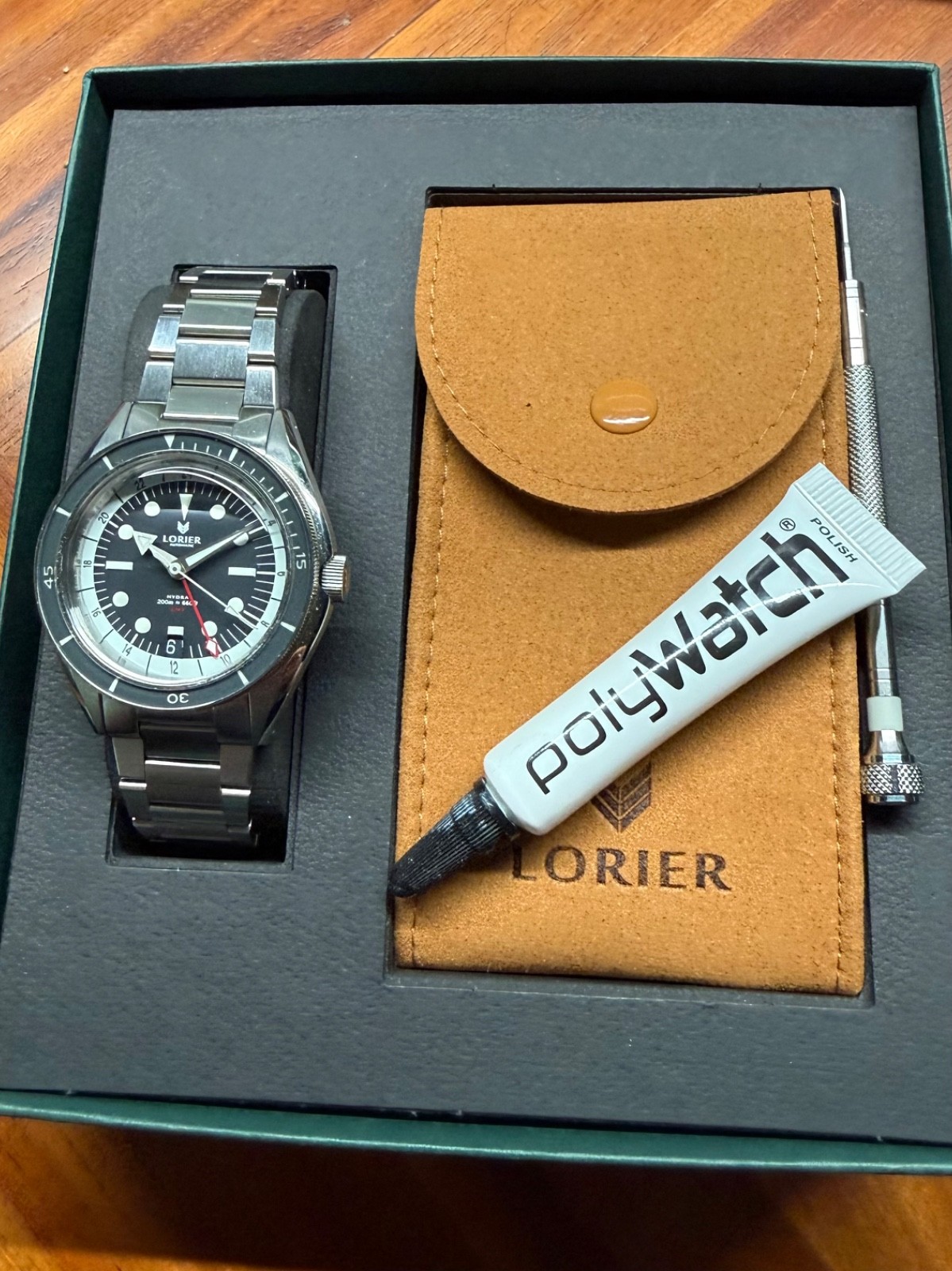 Lorier Hydra SIII GMT Automatic Watch- Miyota 9075 – Flyer GMT- 41MM case
