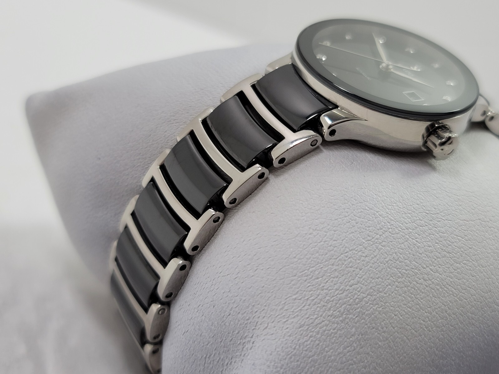 Rado Centrix Automatic Diamond Black Dial Stainless Steel Ladies Watch R30009752