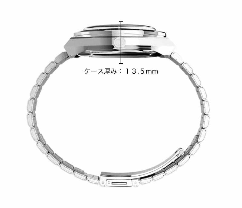 Q Timex x NASA Space Moon Phase Stainless Steel Men’s Watch TW2Y56700 Japan
